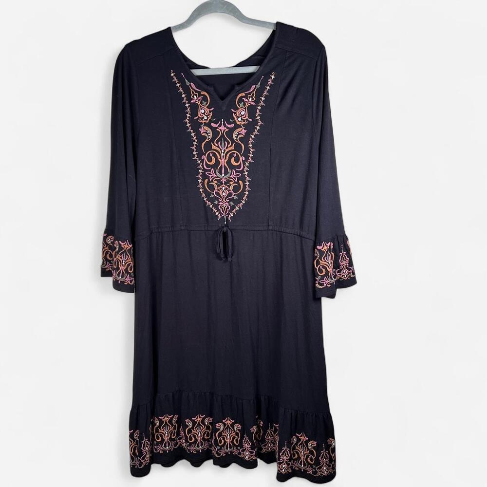 Style & Co. - NWT Women's Midi Black Dress - Size Petite XL